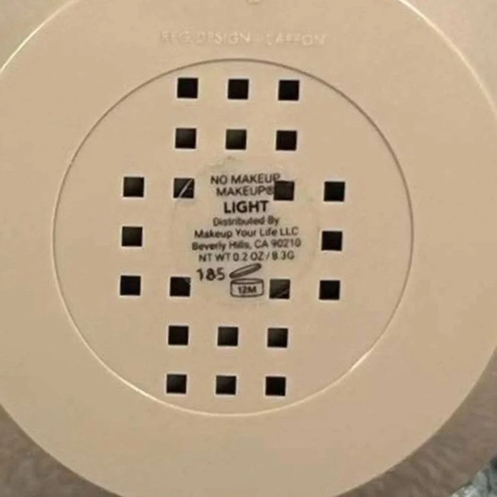 No Makeup Makeup Face Powder Light Natural Finish‎ Compact Mirror 0.2oz